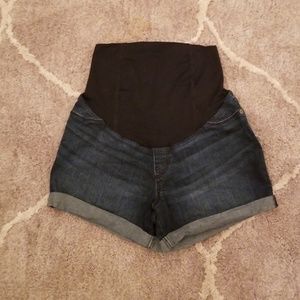Maternity Shorts - rolled hem